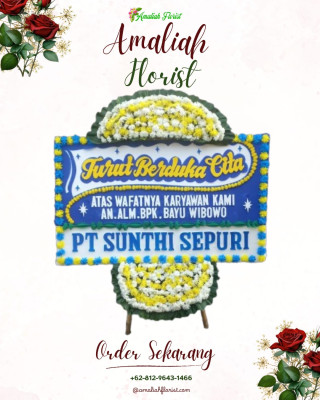Papan Bunga Duka di Donoharjo