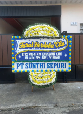Papan Bunga Duka di Donoharjo